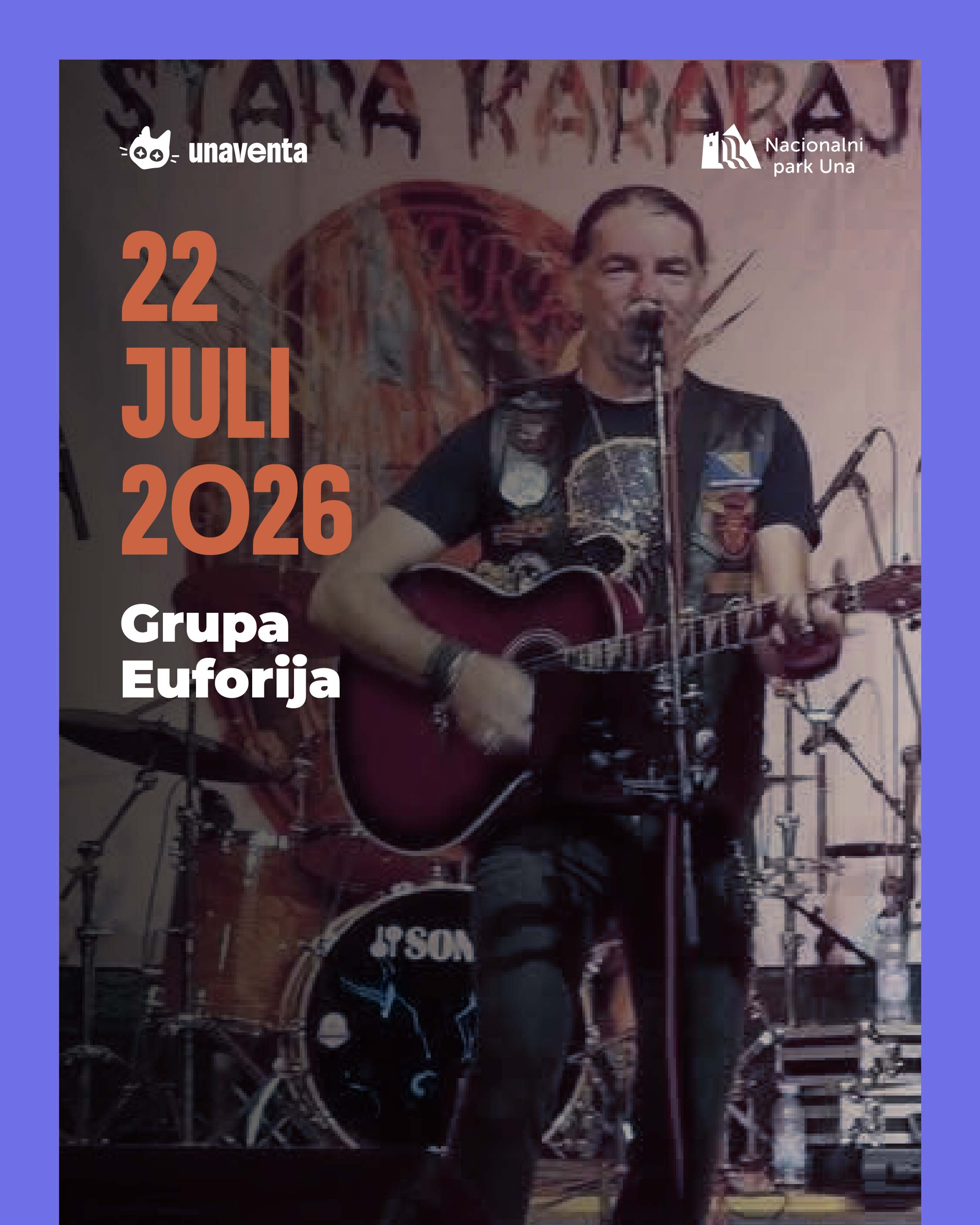 Grupa Euforija uživo na 52. Internacionalnoj turističkoj Una regati, slika 1
